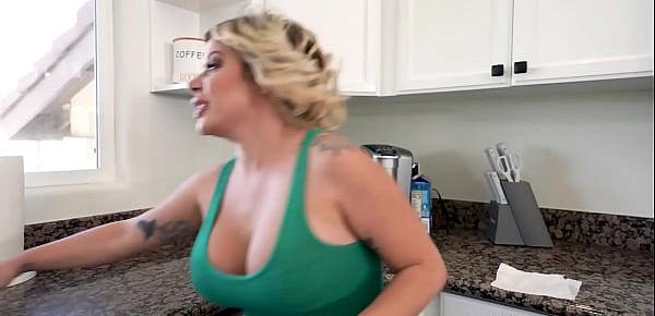  Stepmom Sara St Clair wanted more of stepsons dick and she swallowed it